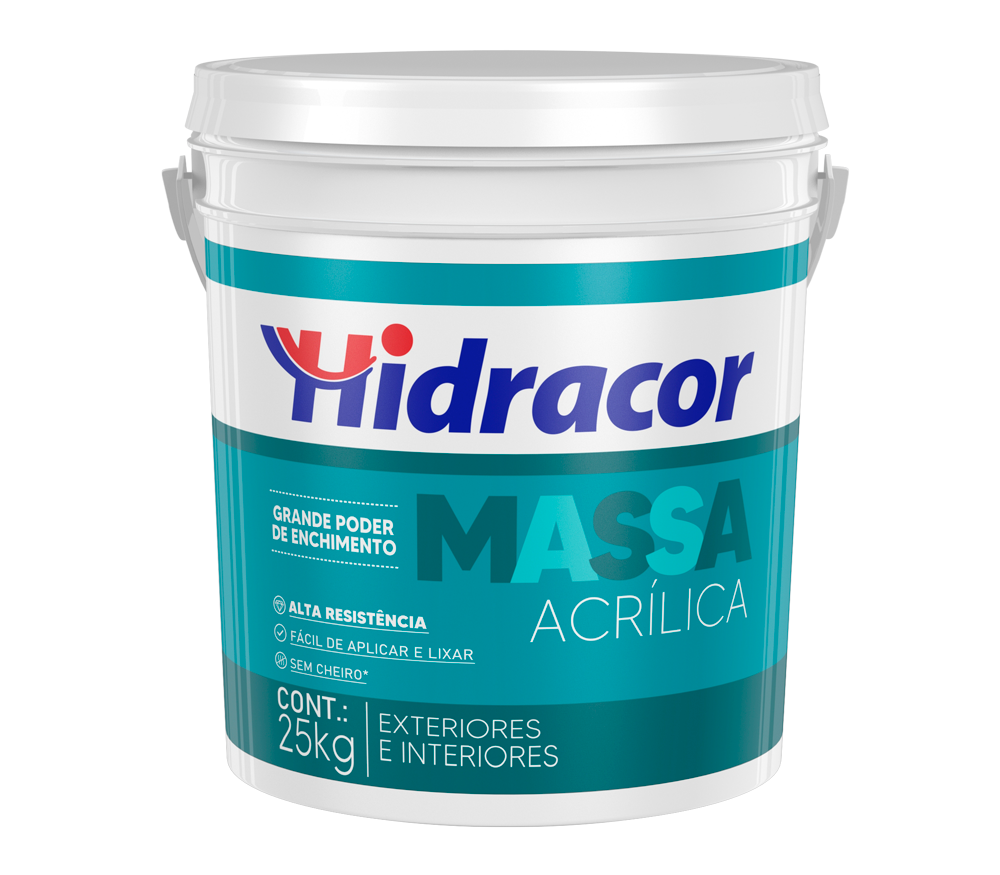 MASSA ACRILICA HIDRACOR BALDE 25KG